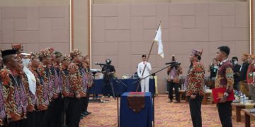 Wagub Lantik dan Kukuhkan Pengurus Pakuwojo Provinsi Kalteng
