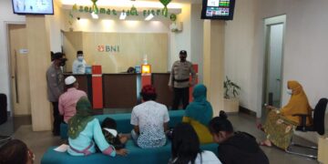 Sat Binmas Cek Satpam dan Keamanan di Sejumlah Bank