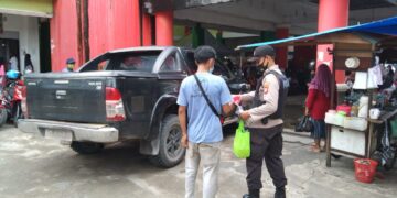 Tim Yustisi Polres Seruyan Gencar Himbau Masyarakat Terapkan Prokes