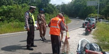 Tim Satgas Covid-19 Mura Gelar Rajia Yustisi di Simpang 3 Muara Laung I