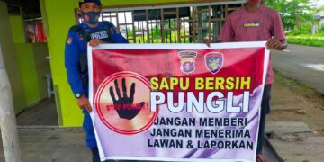 Stop Pungli, Satpolairud Polres Seruyan Sosialisasi Tentang Saber Pungli