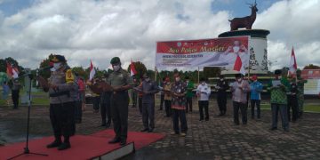 Jelang Pilkada Serentak, Kapolres dan KPU Gelar Deklarasi Kepatuhan Prokes Covid-19