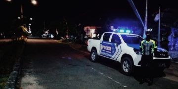 Cegah Aksi Balapan Liar Satlantas Polres Seruyan Patroli Malam