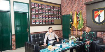 Kapolres Seruyan Laksanakan Silahturahmi ke Batalyon 631/Antang