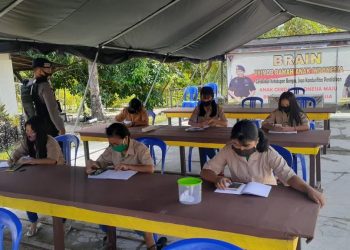 Gelar BRAIN, Brimob Kalteng Sediakan Wi-Fi Gratis untuk Pelajar