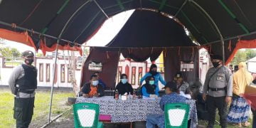 Polsek Danau Sembuluh Amankan Penyaluran BST di Kecamatan Seruyan Raya