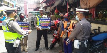 Satlantas Polres Seruyan Himbau Warga Terapkan Prokes Sebagai Kebiasaan Sehari-hari