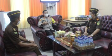 Baru Bertugas, Kapolres Terima Kunjungan Silaturahmi Kajari Seruyan