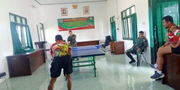 Tingkatkan Sistem Imun Tubuh, Personel Kodim 1017/Lamandau Semangat Berolahraga