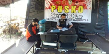 Kapolres Seruyan Siagakan Personil di Posko Antisipasi Karhutla