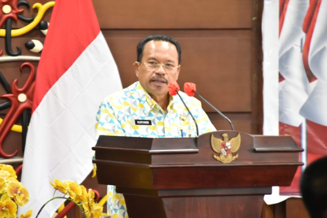 Sekda Nuryakin saat membuka Rakor Program Pencegahan Korupsi Terintegrasi pada Pemerintah Daerah