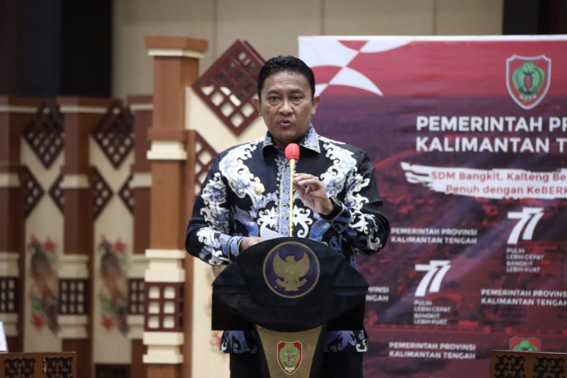 Wagub Kalteng H. Edy Pratowo sampaikan arahan