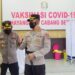 Kapolres Seruyan Meninjau Pelaksanaan Kegiatan Vaksinasi Covid-19