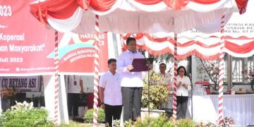 Wagub Edy Pratowo Pimpin Upacara Peringatan Hari Koperasi ke-76 Tingkat Provinsi