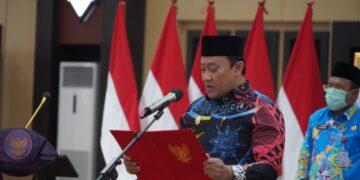Wagub Edy Pratowo Lantik Pejabat Administrator dan Pejabat Pengawas Pemprov. Kalteng