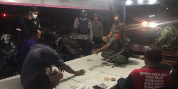 Tim Yustisi Polres Seruyan Himbau Prokes Pada Masyarakat Kuala Pembuang