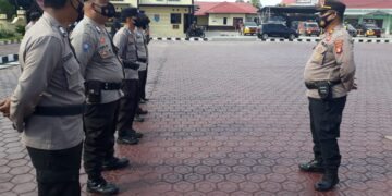 Kasat Binmas Polres Seruyan Pimpin Apel Pagi