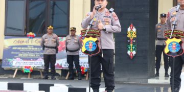 Apel Welcome dan Farewell, Polres Seruyan Dapatkan Arahan Kapolres Seruyan