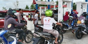 Cegah Kriminalitas, Personil Polres Seruyan Laksanakan Patroli di SPBU