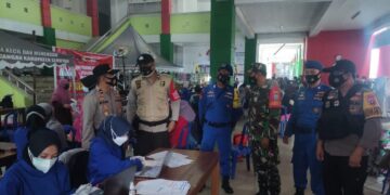 Polsek Seruyan Hilir Terus Lakukan Pengamanan kegiatan Vaksinasi