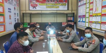Polres Seruyan Laksanakan Rapat Evaluasi Anev P2K