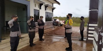 Cek Kesiapan Anggota dan Sarpras, Kapolres Seruyan Kunjungi Markas Pospol Bangkal