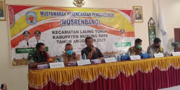 Bupati Perdie Hadiri Musrenbang Kecamatan Laung Tuhup