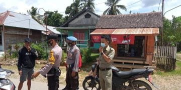 Personel Polsek Seruyan Tengah Gencar Lakukan Operasi Yustisi Tekan Covid-19