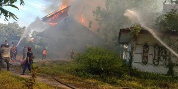 Lagi, Tiga Bangunan UPR di Jl Kartini Palangka Raya Terbakar