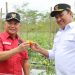 Sugianto Kunjungi Lokasi Pertanian di Desa Garung Kecamatan Jabiren Raya Pulpis
