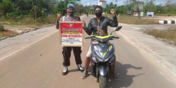 Polsek Danau Sembuluh Kunjungi Warga Sukseskan Zona Integritas