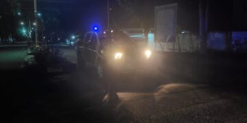 Satlantas Polres Seruyan Patroli Malam Cegah Balapan Liar