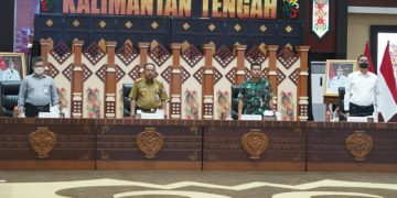 Sekda Nuryakin Ikuti Rapat Koordinasi Pengendalian Inflasi Daerah Secara Virtual