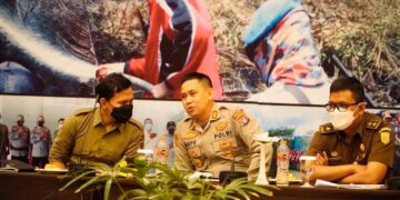 Kapolres Berdiskusi Dengan Sekjen Kemen LHK Terkait Penanggulangan Karhutla