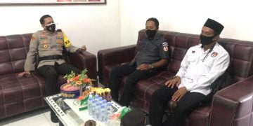 Jelang Sidang PHP Pilkada Kalteng, Kapolres Seruyan Sowan ke Sekretariat Bawaslu Seruyan