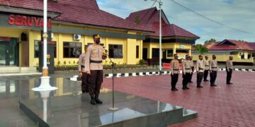 Kapolres Seruyan Ingatkan Anggota Fokus Penanganan Covid dan Karhutla