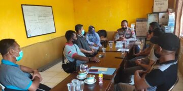 Kapolsek Berikan Pengarahan Calon Kades Agar Jaga Kondusifitas