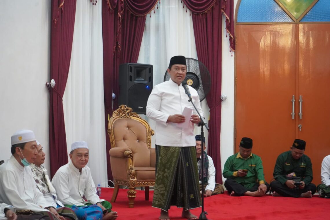 Wakil Gubernur Kalteng H. Edy Pratowo saat menyampaikan sambutannya