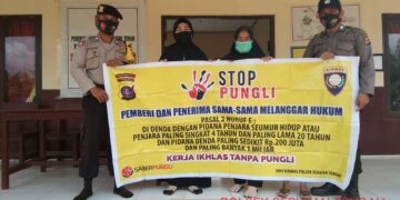 Polsek Seruyan Tengah Gencar Laksanakan Sosialisasi Saber Pungli Ke Warga