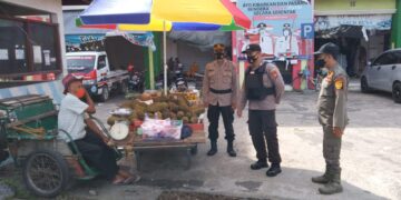 Regu KRYD Polres Seruyan Patroli Himbauan Prokes