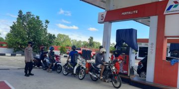 Amankan SPBU, Polsek Seruyan Hilir Cegah Penyalahgunaan BBM