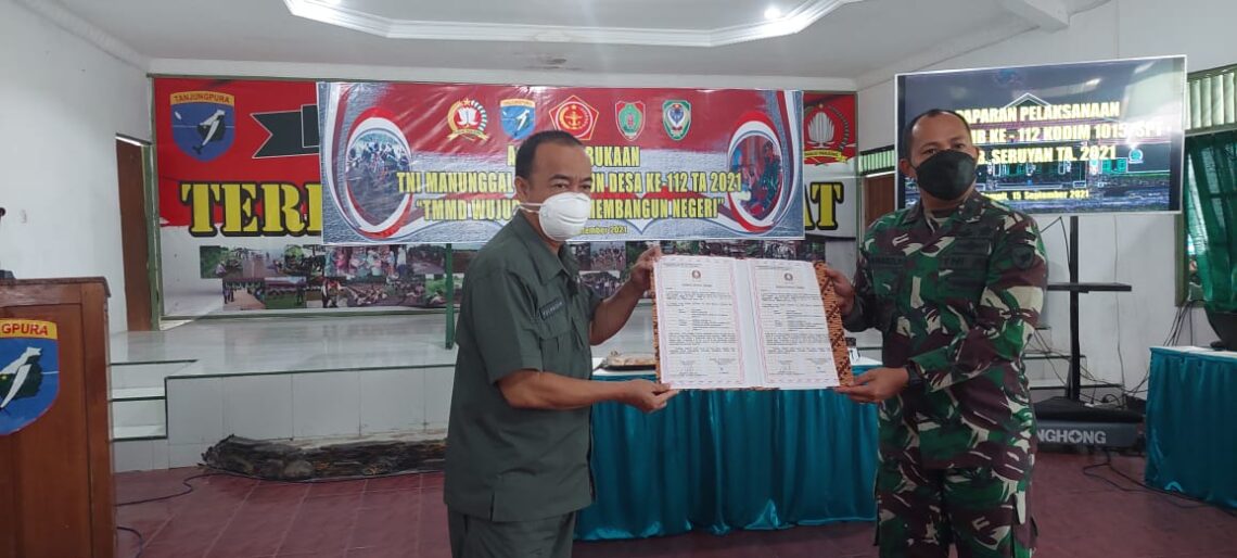 Kabag SDM Polres Seruyan Bersama Bupati Seruyan Yulhaidir beserta Forkopimda Kabupaten Seruyan, Rabu (15/9/2021). Foto : Tbn