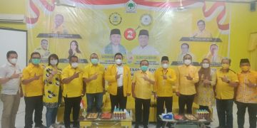 DPD Golkar Kalteng Umumkan Paslon Sugianto-Edy Raih 51,77 % Suara