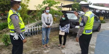 Salantas Polres Seruyan Himbau Warga Selalu Menggunakan Masker Saat ke Luar Rumah