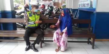Satlantas Polres Seruyan Himbau Selalu Terapkan Protokol Kesehatan