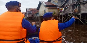 Antisipasi Bencana Banjir Satpolairud Polres Seruyan Laksanakan Patroli Perairan
