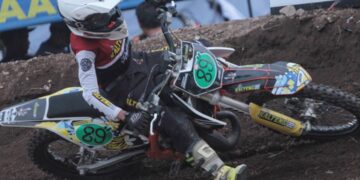 Crosser Kalteng22 Haikal Juara II Sleman Competition Stage Grasstrack Motocross 2022