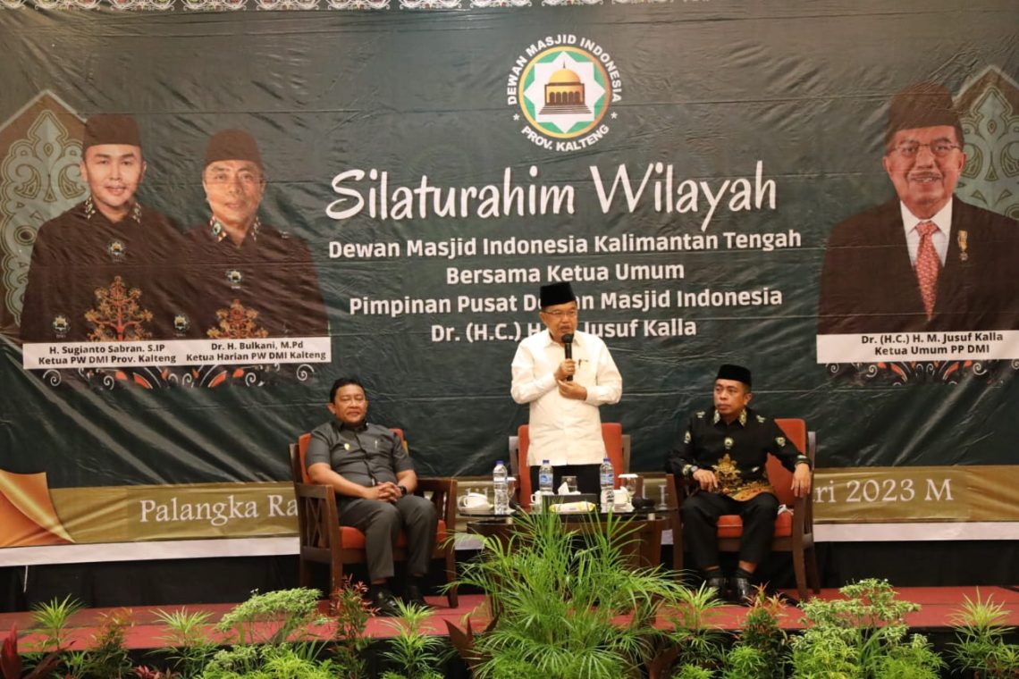 Silaturahim wilayah DMI Kalteng dengan Ketua Umum Pimpinan Pusat DMI
