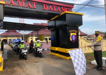Antisipasi Gejolak Usai Putusan MK, Polres Seruyan Gelar Patroli Gabungan Skala Besar