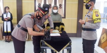 Tiga Jabatan Kasat di Polres Seruyan Diserahterimakan